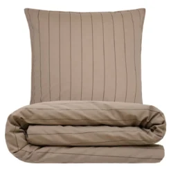 Sengesæt 140x220 cm - stonewash - Toke - taupe - Luna Denmark