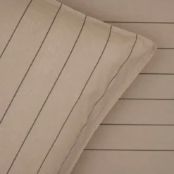 Sengesæt 140x220 cm - stonewash - Toke - taupe - Luna Denmark
