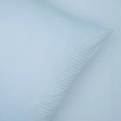 Sengetøj 140x200 cm - bomuldssatin - Blocks - lys blå - Prima