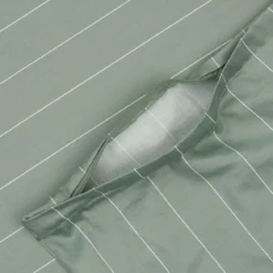 Sengetøj 240x220 cm - bomuldssatin - Sandvig - Grøn - Luna Denmark