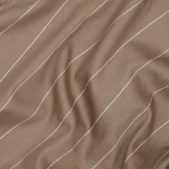 Sengetøj 140x200 cm - bomuldssatin - Sandvig - Taupe - Luna Denmark