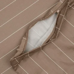 Sengetøj 200x220 cm - bomuldssatin - Sandvig - Taupe - Luna Denmark