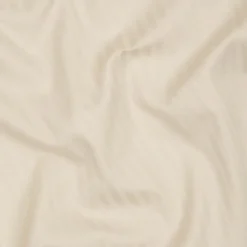 Sengetøj 140x200 cm - bomuldssatin - Smal stribet - champagne - Prima