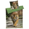 Sengetøj 140x200 cm - bomuld - Tiger - Luna Denmark