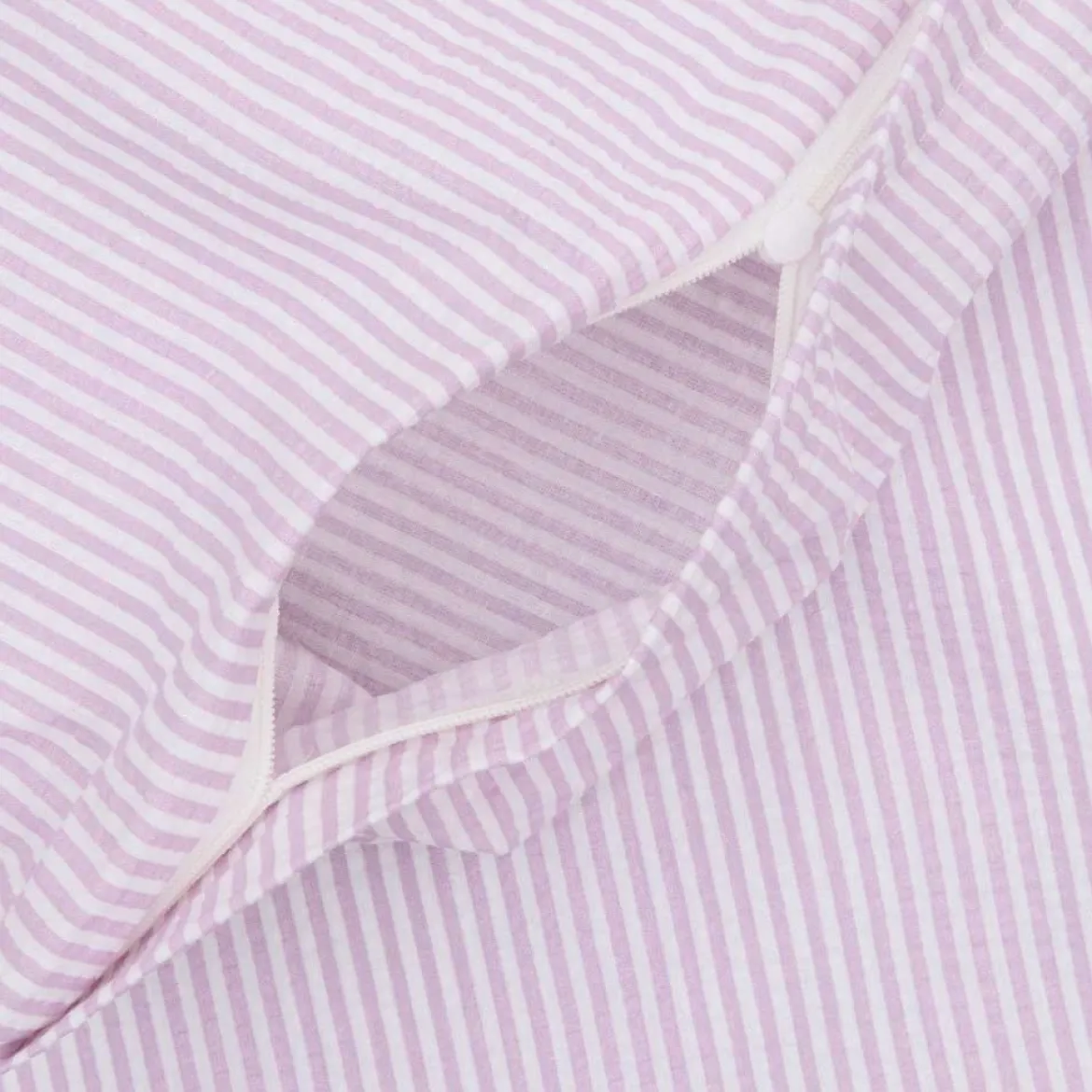 Sengetøj 140x220 cm - Nano krepp - lavendel - Luna Denmark
