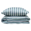 Sengetøj 150x210 / 50x60 cm - Kalle - blue Stripe - Luna Denmark
