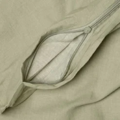 Sengetøj 140x200 / 50x70 cm - stonewash - lys grøn - Luna Denmark