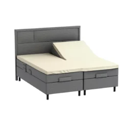 Splitlagen - U lagen 160x200 cm - bomuldssatin - Soft feel - ivory - ProSleep