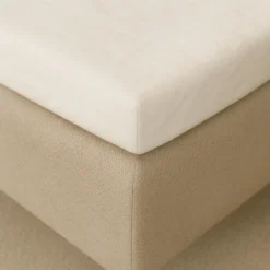 Splitlagen - U lagen 160x200 cm - bomuldssatin - Soft feel - ivory - ProSleep