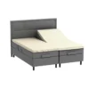 Splitlagen - U lagen 180x210 cm - bomuldssatin - Soft feel - ivory - ProSleep