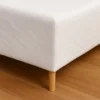 Stræklagen 90x200 - premium jersey - Bio Polish Cotton - hvid - Luna Denmark